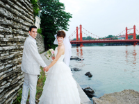 Liebe Ehepaar macht Hochzeit in Guilin
